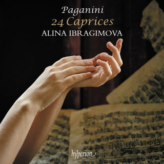 the album cover for Alina Ibragimova - Paganini: 24 Caprices