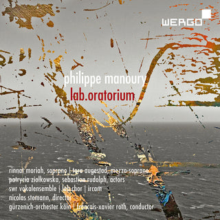the album cover for Manoury - Lab Oratorium