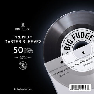 Big Fudge 7" 45RPM Vinyl Record Premium Master Inner Sleeves (50 Pack)