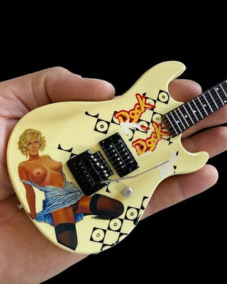 Axe Heaven- Jerry Cantrell Vintage Blue Dress G&L Rampage 10 Inch Miniature Guitar (Large Item, Collectible, Figure)