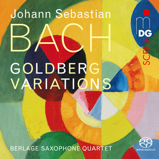 the album cover for J Bach .S. / Berlage Saxophone Quartet - Goldberg Variations (Hybr)