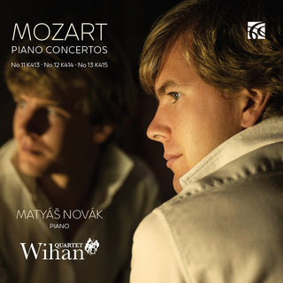 the album cover for Mozart / Novak / Wihan Quartet - Piano Concertos