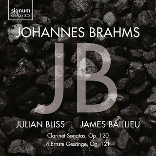 the album cover for Brahms / Bliss / Baillieu - Clarinet Sonatas 120
