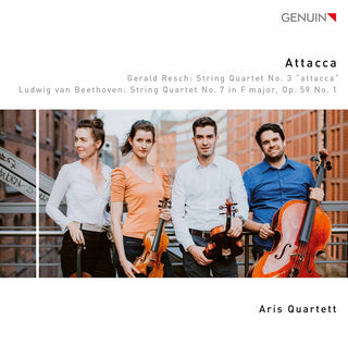 the album cover for Beethoven / Aris Quartett - Attacca