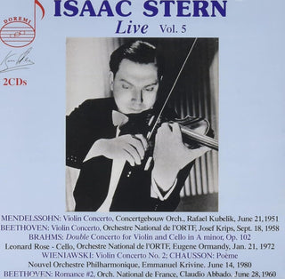 the album cover for Beethoven - Isaac Stern 5 (2pk)