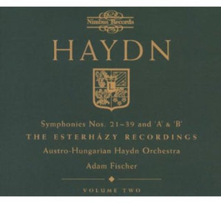 the album cover for J. HAYDN - Symphonies 21-39 2