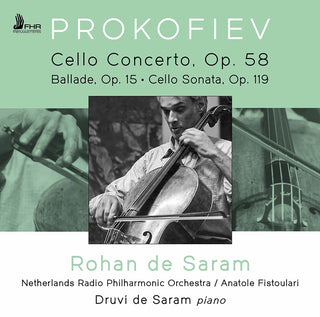 the album cover for Prokofiev / Saram / Fistoulari - Cello Works