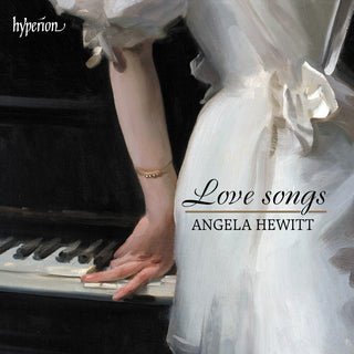 the album cover for Angela Hewitt - Love Songs
