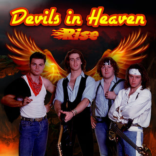 the album cover for Devils In Heaven - Rise