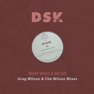 the album cover for DSK - What Would We Do - Greg Wilson & Che Wilson Mixes