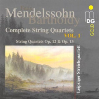 the album cover for F. MENDELSSOHN - String Quartets Ops 12 & 13