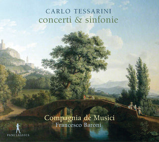 the album cover for Tessarini / Compagnia De Musici / Baroni - Concerti & Sinfonie