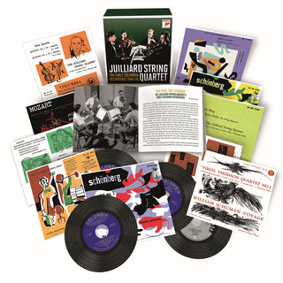 the album cover for Juilliard String Quartet - Early Columbia Recordings (Uk)