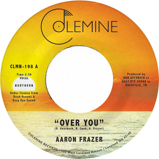 the album cover for Aaron Frazer - Over You