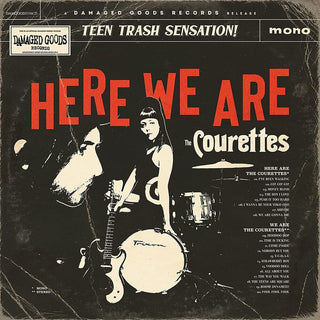 the album cover for The Courettes - Here We Are The Courettes