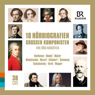 the album cover for 10 Audiobiographies / Various (Box) - 10 Audiobiographies (Box)
