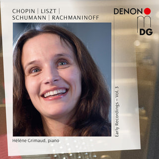 the album cover for Chopin / Grimaud - Early Recordings 3 (2pk)