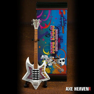 Axe Heaven- Bootsy Collins "Space Bass" 10 Inch Miniature Bass Guitar Replica Collectible (Large Item, Collectible, Figure)