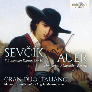 the album cover for Auer / Gran Duo Italiano - 7 Bohemian Dances 10