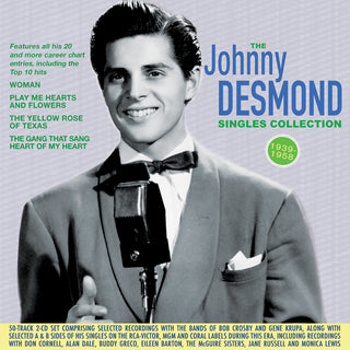the album cover for Johnny Desmond - Singles Collection 1939-58