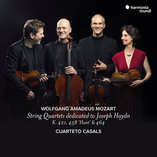 the album cover for Cuarteto Casals - Mozart: String Quartets Vol. 2