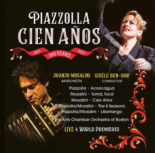 the album cover for Juanjo Mosalini - Piazolla Cien Anos
