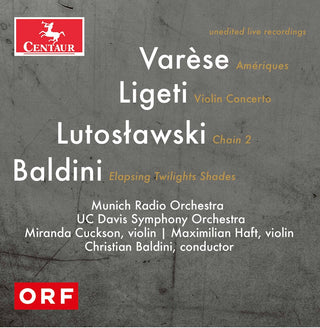 the album cover for Baldini / Baldini / Haft - Orchestral Works