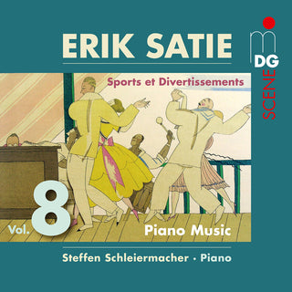 the album cover for Satie / Schleiermacher - Piano Music 8