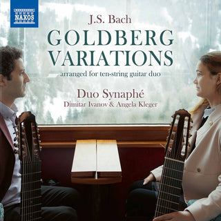 the album cover for J Bach .S. / Duo Synaphe - Goldberg Variations (2pk)
