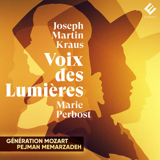 the album cover for Marie Perbost - Joseph Martin Kraus: Voix des Lumieres