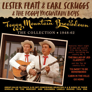 the album cover for Lester Flatt  / Scruggs,Earl & Foggy Mountain Boys - Foggy Mountain Breakdown: The Collection 1948-62