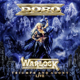 Doro- Warlock - Triumph & Agony Live (5'9 cardboard stand of Doro & Warlock)