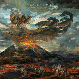 the album cover for Craven Idol - Forked Tongues