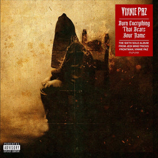 the album cover for Vinnie Paz - Burn Everything That Bears Your Name