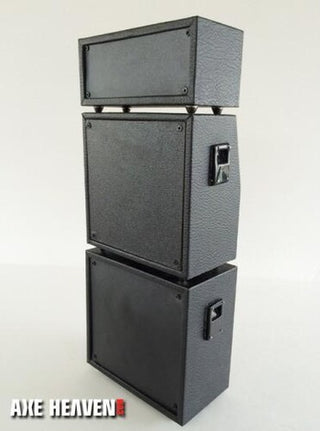 Axe Heaven Classic Full Stack 4x12 MS Style Speaker Cabinets Black Miniature Replica MS-AMP3-1