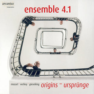 the album cover for Gieseking / Ensemble 4 1 - Origins