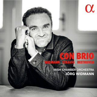 the album cover for Strauss / Widmann / Irish Chamber Orchestra - Con Brio