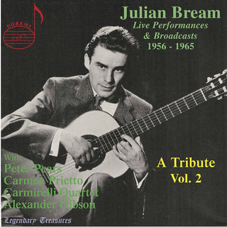 the album cover for Julian Bream Live 2 / Various (2pk) - Julian Bream Live 2 / Various (2pk)