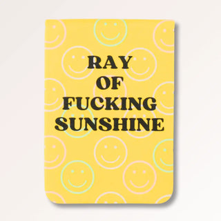 Ray Of F*cking Sunshine Leatherette Pocket Journal