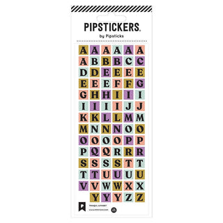 Tranquil Alphabet Stickers