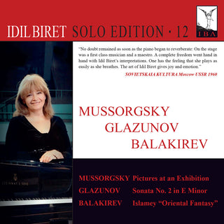 the album cover for Balakirev / Idel Biret - Idel Biret Solo Edition 12
