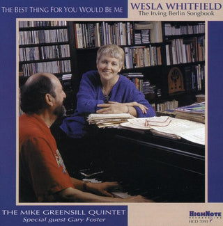 the album cover for Wesla Whitfield - The Best Thing For You Would Be Me