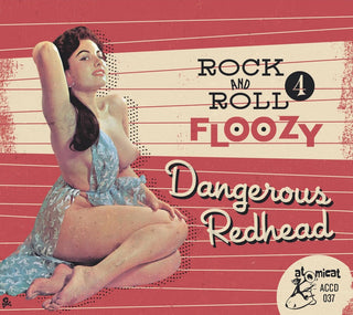 the album cover for Rock 'n' Roll Floozy 4: Dangerous Redhead / Var - Rock 'n' Roll Floozy 4: Dangerous Redhead / Var