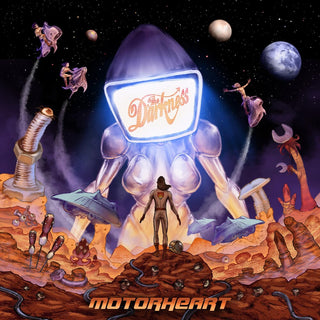the album cover for The Darkness - Motorheart