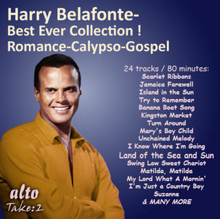 the album cover for Harry Belafonte - His Best Ever! Romance - Calypso - Spirituals
