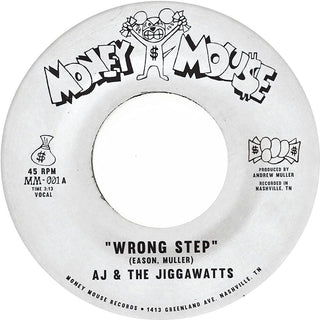 the album cover for Aj & The Jiggawatts - Wrong Step B/W Karma Is A Bitch [Indie Exclusive] [Indie Exclusive]
