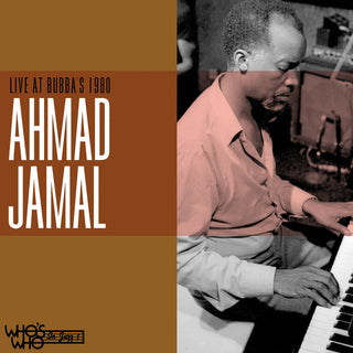 the album cover for Ahmad Jamal - Live at Bubba's 1980