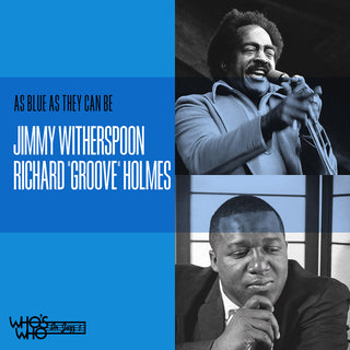 the album cover for Witherspoon, Jimmy / Holmes, Richard - As Blue As They Can Be