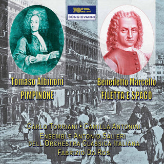 the album cover for Albinoni / Antonini / Da Ros - Pimpinone - Filetta E Spago