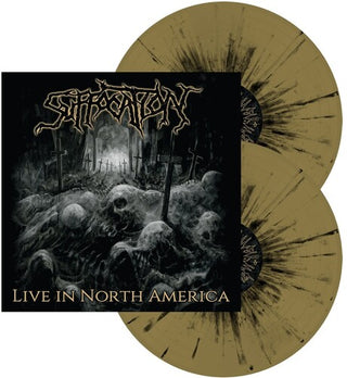 Suffocation- Live In North America (IEX) (Gold & Black Splatter